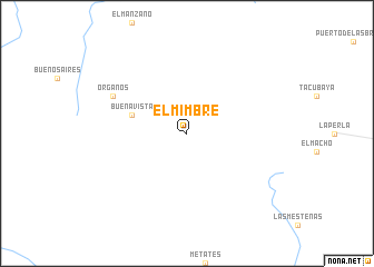 map of El Mimbre