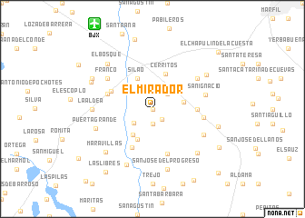 map of El Mirador