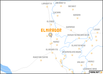 map of El Mirador