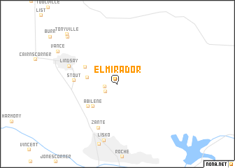 map of El Mirador