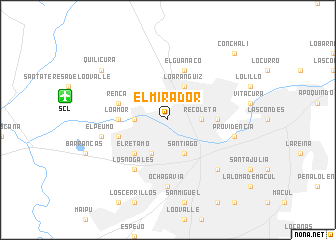 map of El Mirador