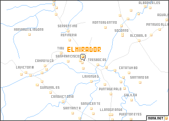 map of El Mirador