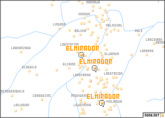 map of El Mirador