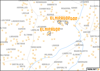 map of El Mirador