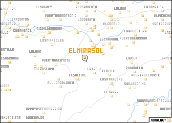 map of El Mirasol