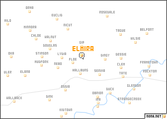 map of Elmira