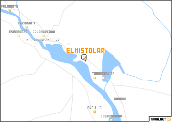 map of El Mistolar