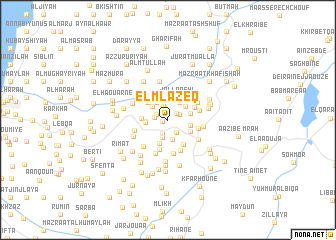 map of El Mlâzeq