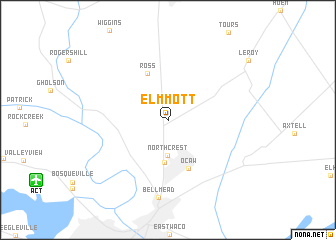 map of Elm Mott