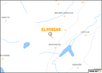 map of El Mʼnagha