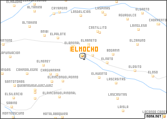 map of El Mocho