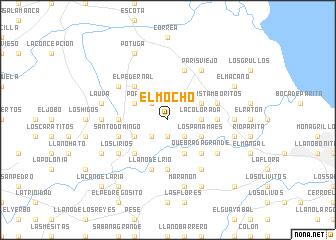 map of El Mocho