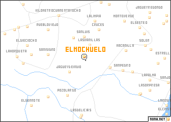 map of El Mochuelo