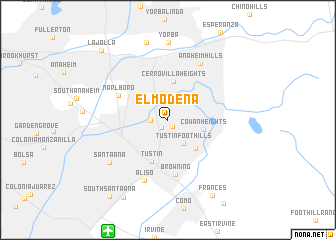 map of El Modena