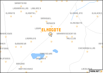 map of El Mogote