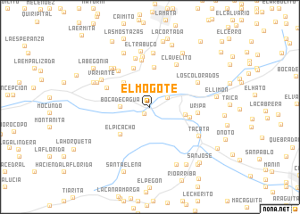 map of El Mogote