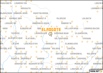 map of El Mogote
