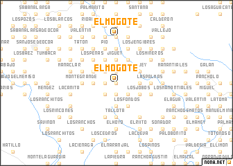 map of El Mogote