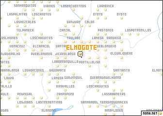 map of El Mogote