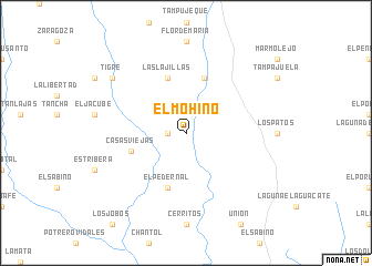 map of El Mohino