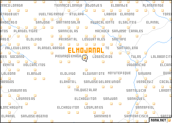 map of El Mojanal