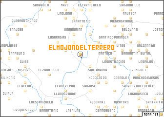 map of El Mojón del Terrero