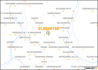 map of El Mokhtar