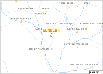 map of El Molar