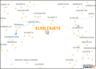 map of El Molcajete