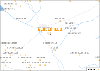 map of El Molinillo