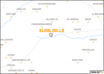 map of El Molinillo