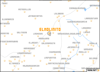 map of El Molinito