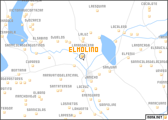 map of El Molino