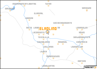 map of El Molino