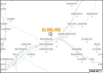 map of El Molino