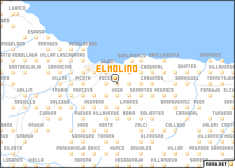 map of El Molino