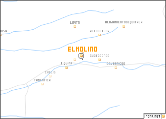 map of El Molino