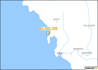 map of El Molino