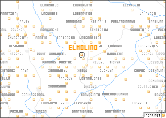 map of El Molino