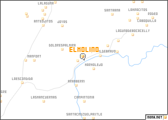 map of El Molino