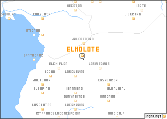 map of El Molote