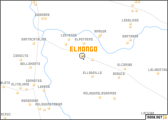 map of El Mongo