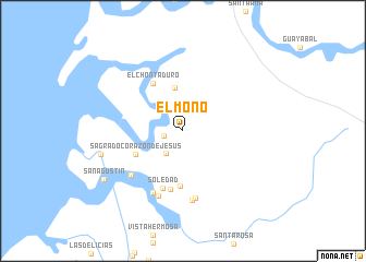 map of El Mono