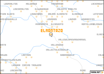 map of El Montazo