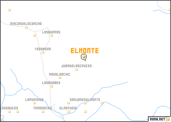 map of El Monte