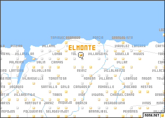 map of El Monte