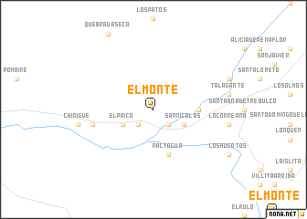 map of El Monte