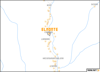 map of El Monte