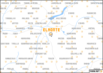 map of El Monte