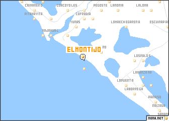 map of El Montijo